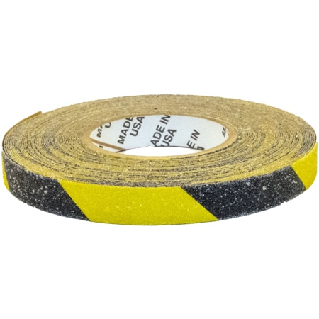 Flex-Tred AntiSlip Safety Tape - 3/4 X 60 ft / Yellow/Black Striped-Roll YBS.7560.R